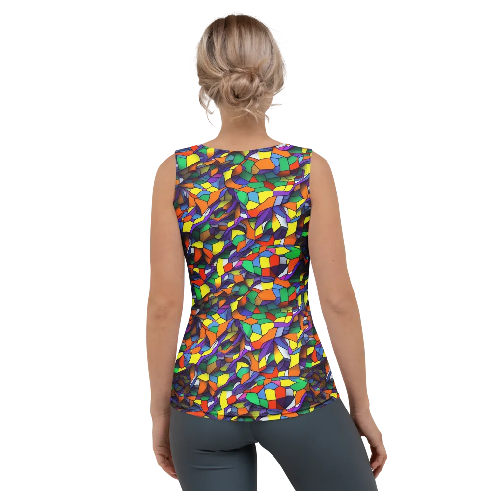 Stained Spectrum on Women's Tank Top — Back