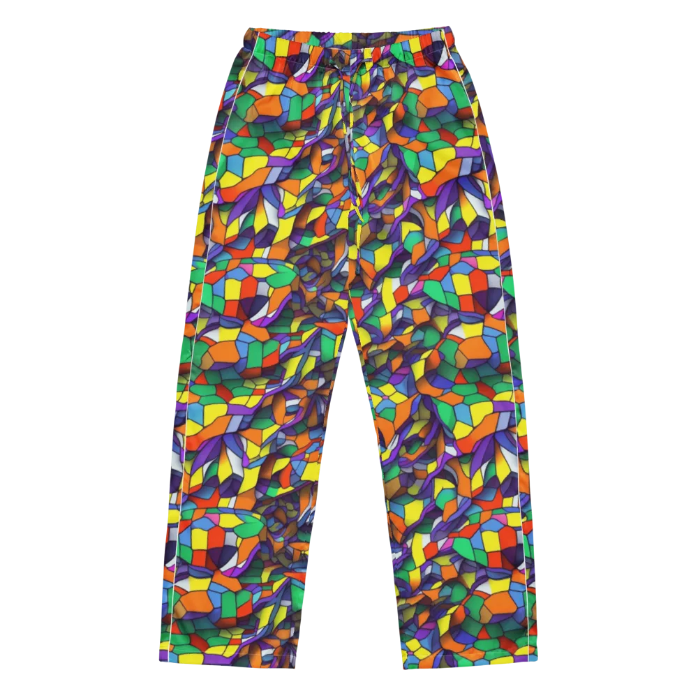 Stained Spectrum on Women's Pajama Pants — Front