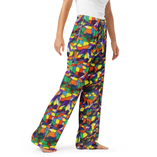 Stained Spectrum on a Women's Pajama Pants