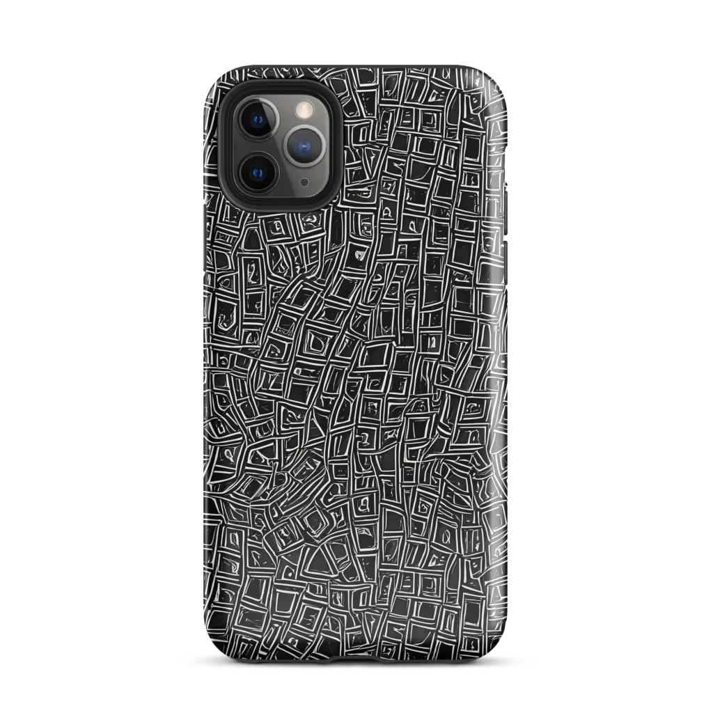 Noir Matrix on Tough Case for iPhone® — Front
