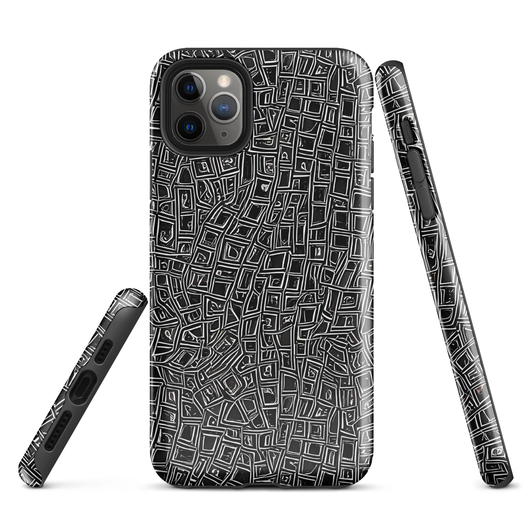 Noir Matrix on Tough Case for iPhone® — Front