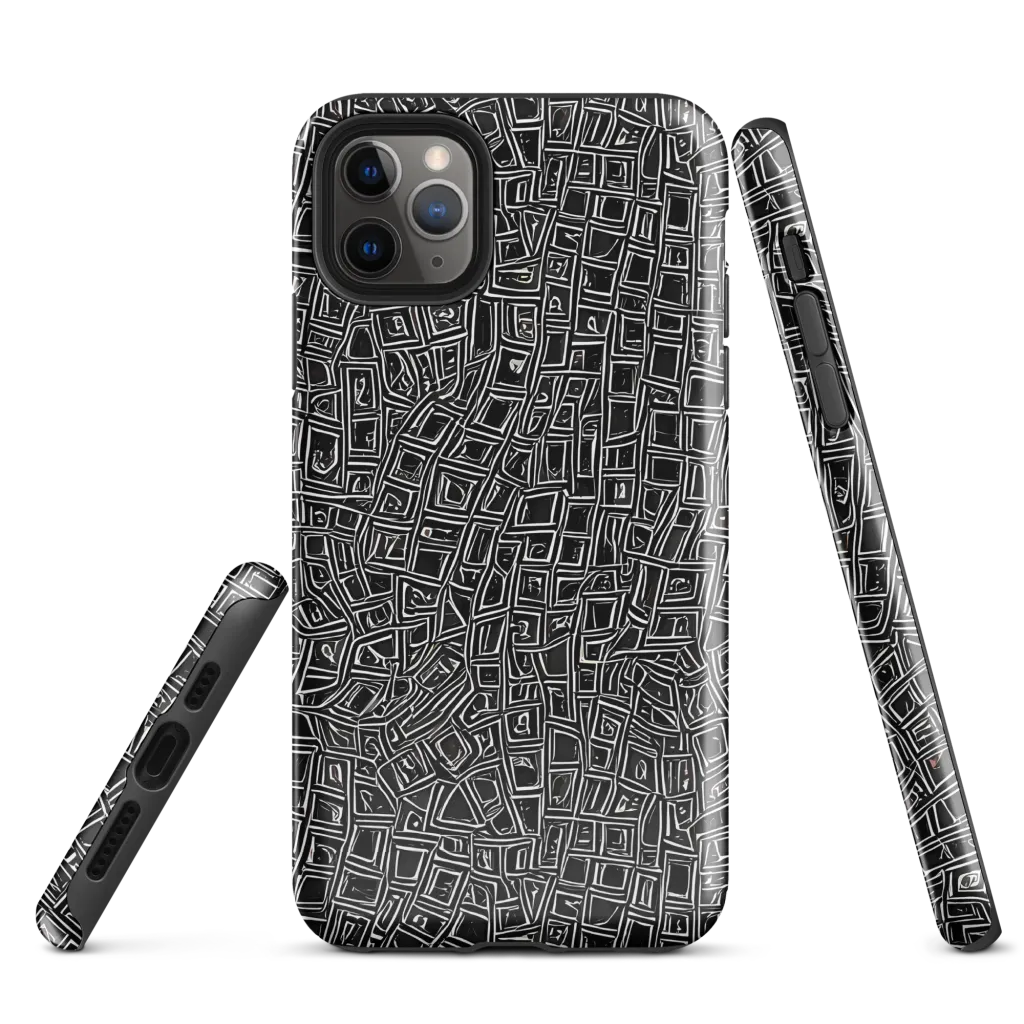 Noir Matrix on Tough Case for iPhone® — Front