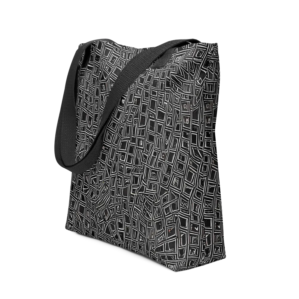 Noir Matrix on Tote Bag — Front