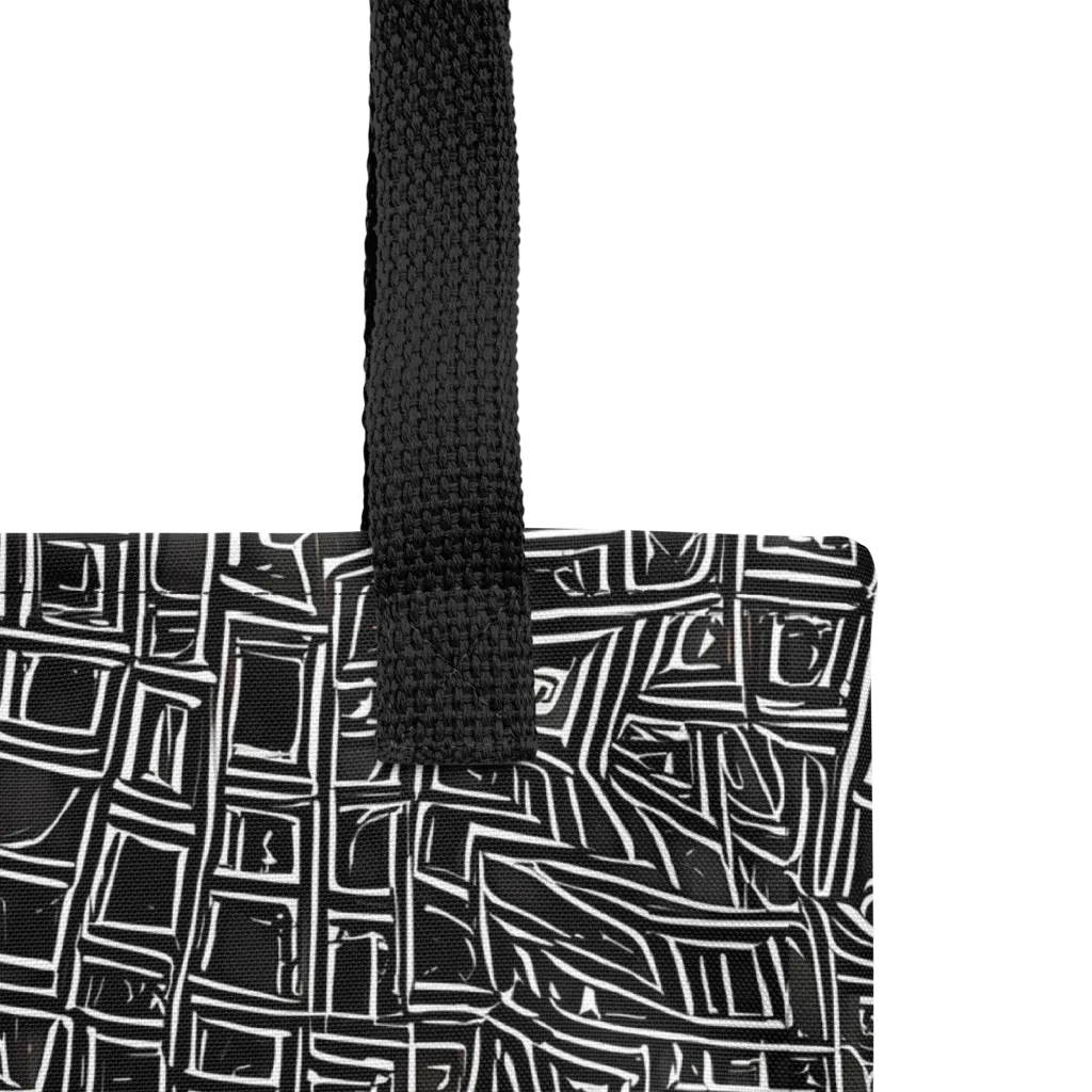 Noir Matrix on Tote Bag — Product details