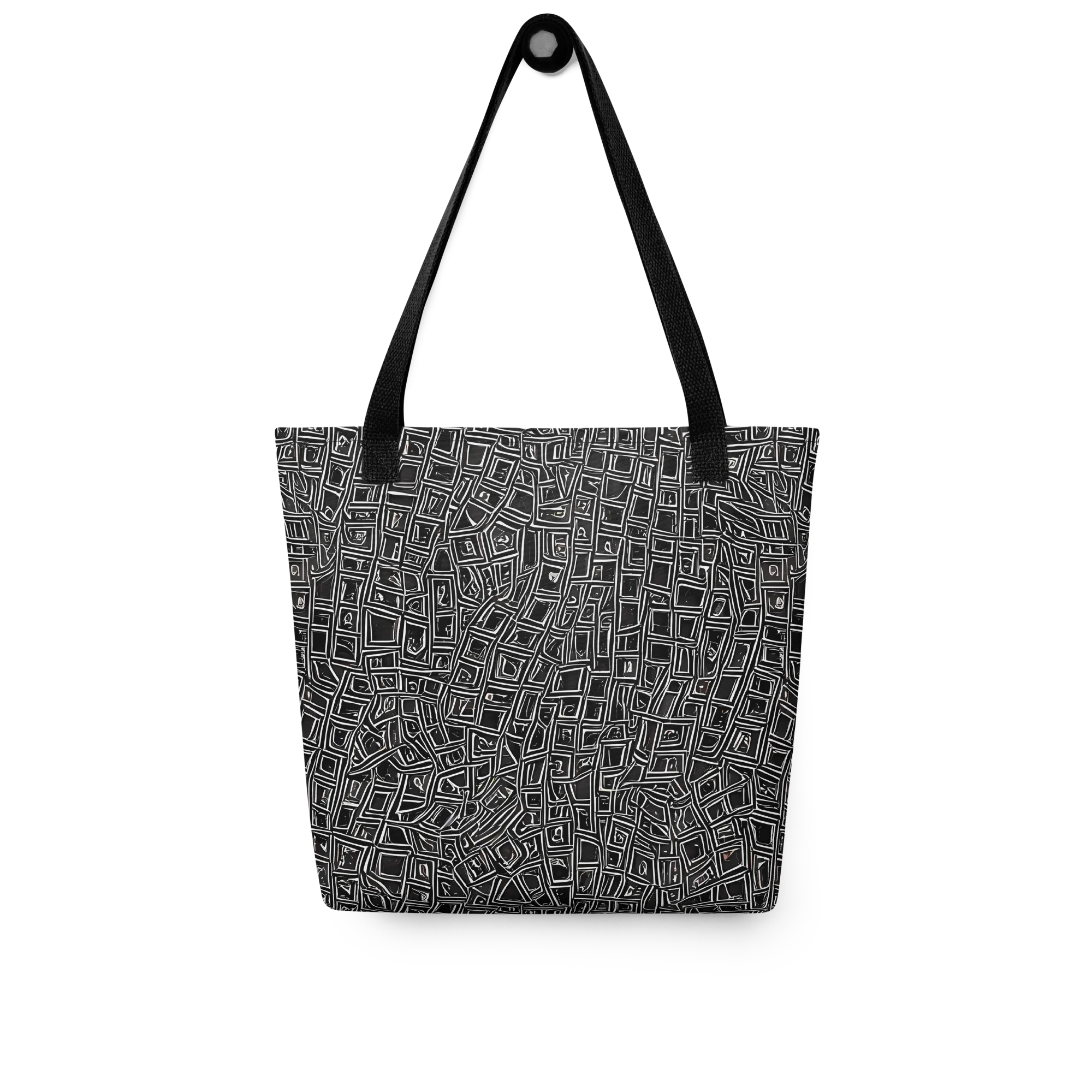 Noir Matrix on Tote Bag — Front