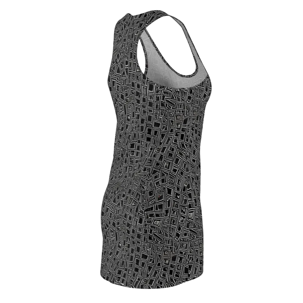 Noir Matrix on Racerback Dress — Back Side