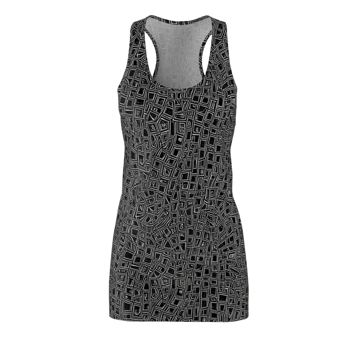 Noir Matrix on Racerback Dress — Front
