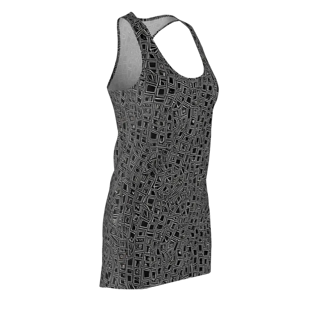 Noir Matrix on Racerback Dress — Front Side