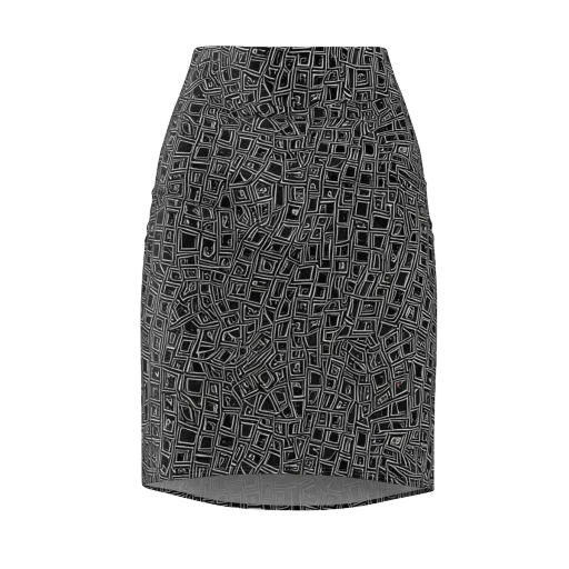 Noir Matrix on a Pencil Skirt