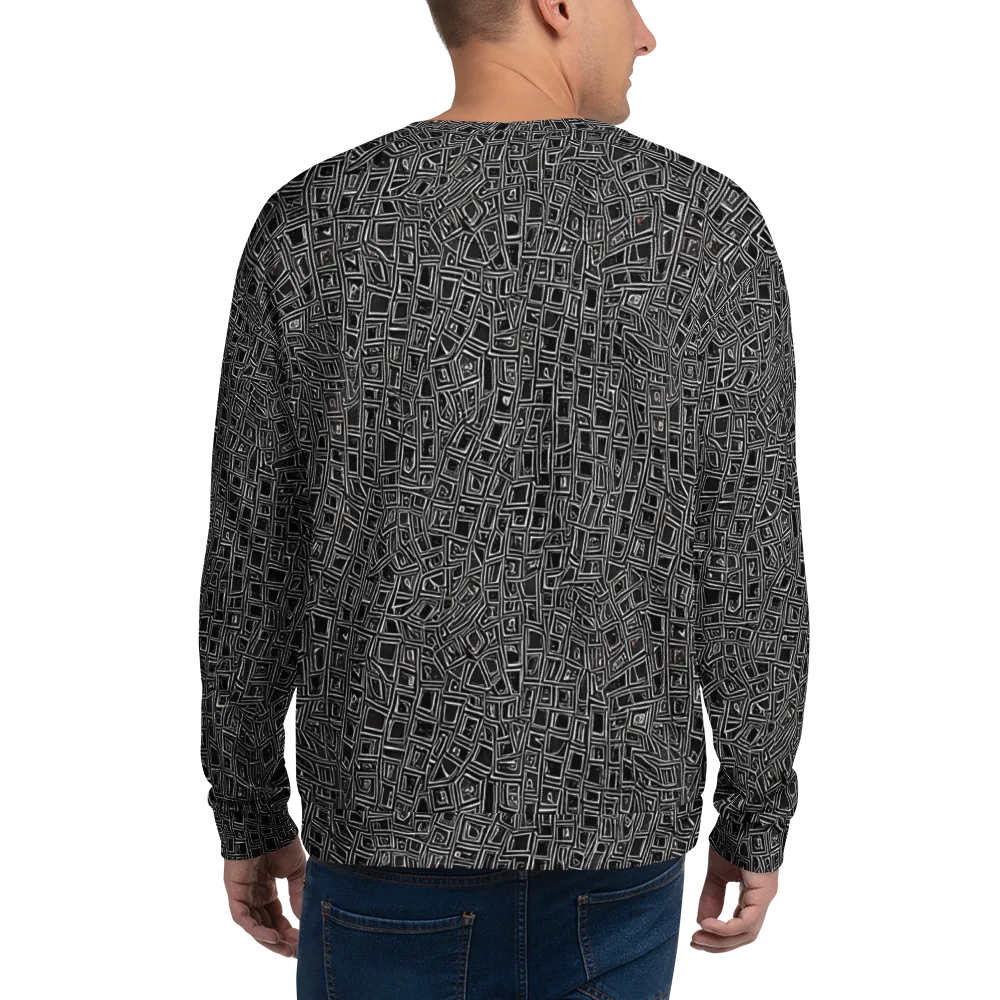 Noir Matrix on Sweatshirt — Back