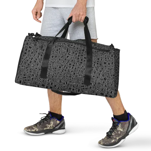 Noir Matrix on a Duffle Bag