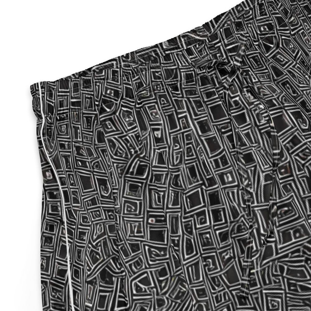 Noir Matrix on Women's Pajama Shorts — Product details