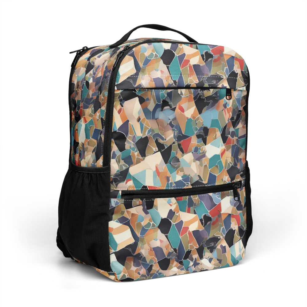 Shattered Riviera on Utility Backpack — Right Front