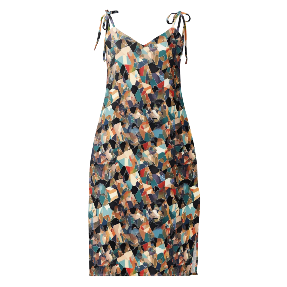 Shattered Riviera on Slip Dress — Front