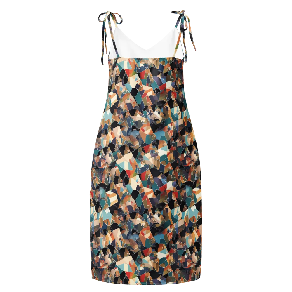 Shattered Riviera on Slip Dress — Back