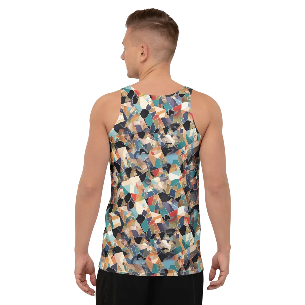 Shattered Riviera on Men's Tank Top — Back