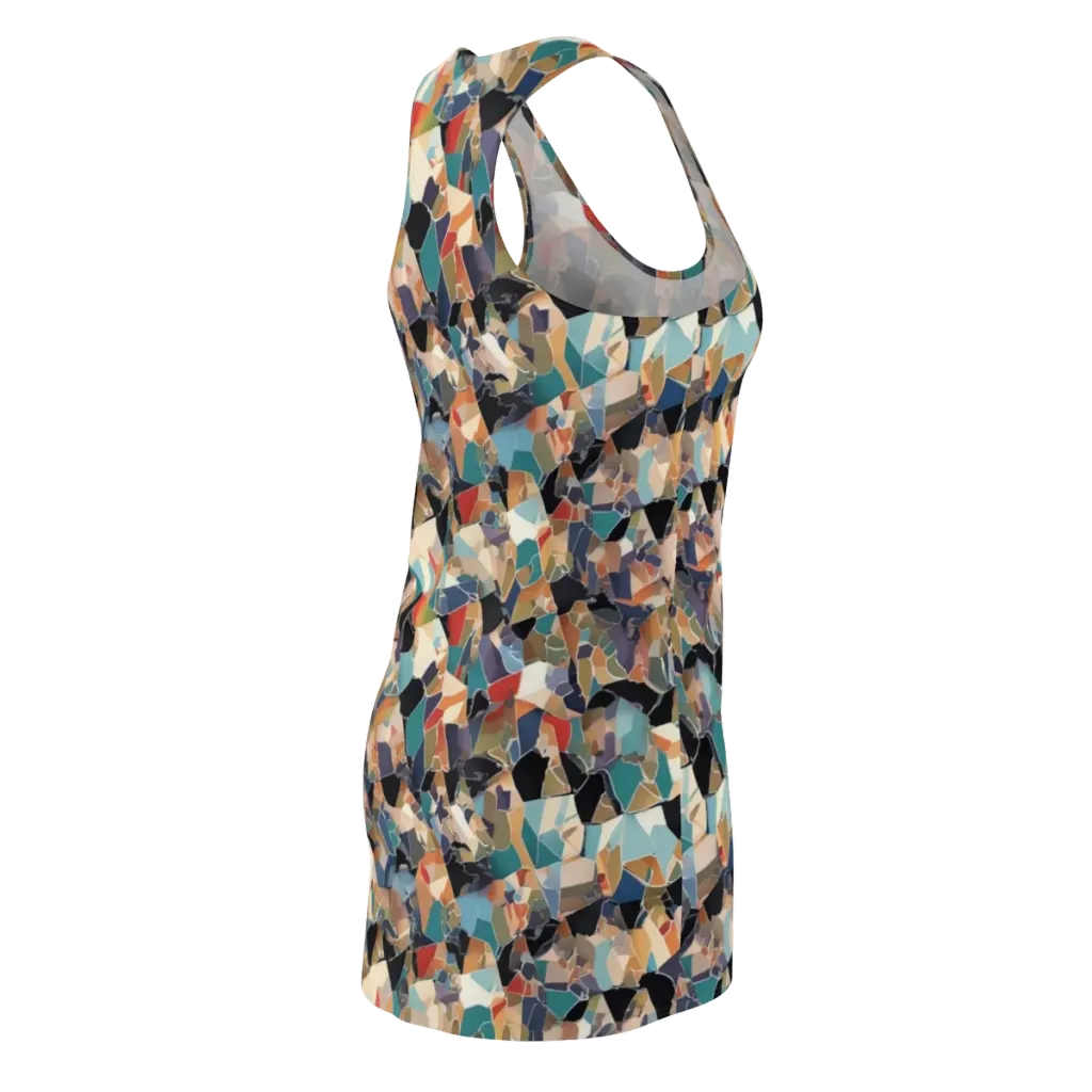 Shattered Riviera on Racerback Dress — Back Side