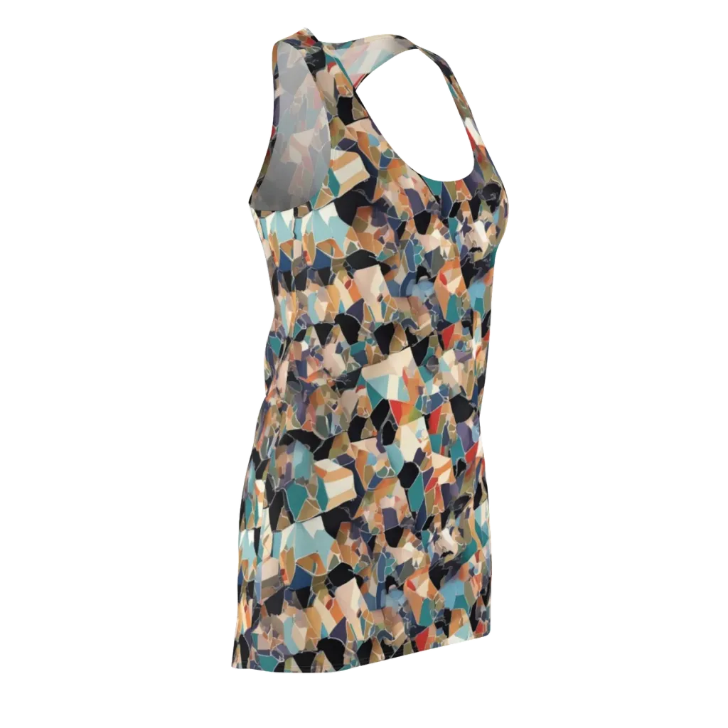 Shattered Riviera on Racerback Dress — Front Side