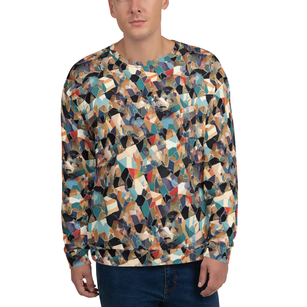 Shattered Riviera on Sweatshirt — Front