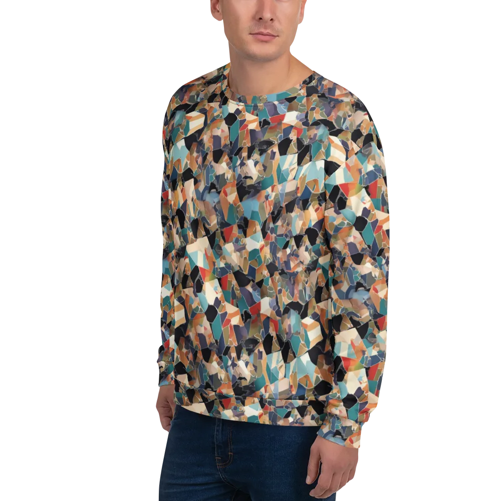 Shattered Riviera on Sweatshirt — Left Front