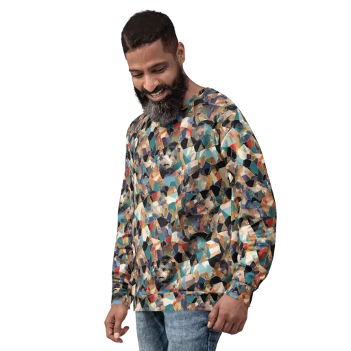 Shattered Riviera on a Sweatshirt