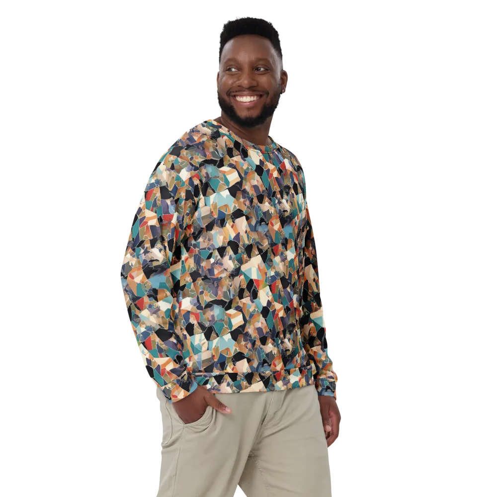 Shattered Riviera on Sweatshirt — Front
