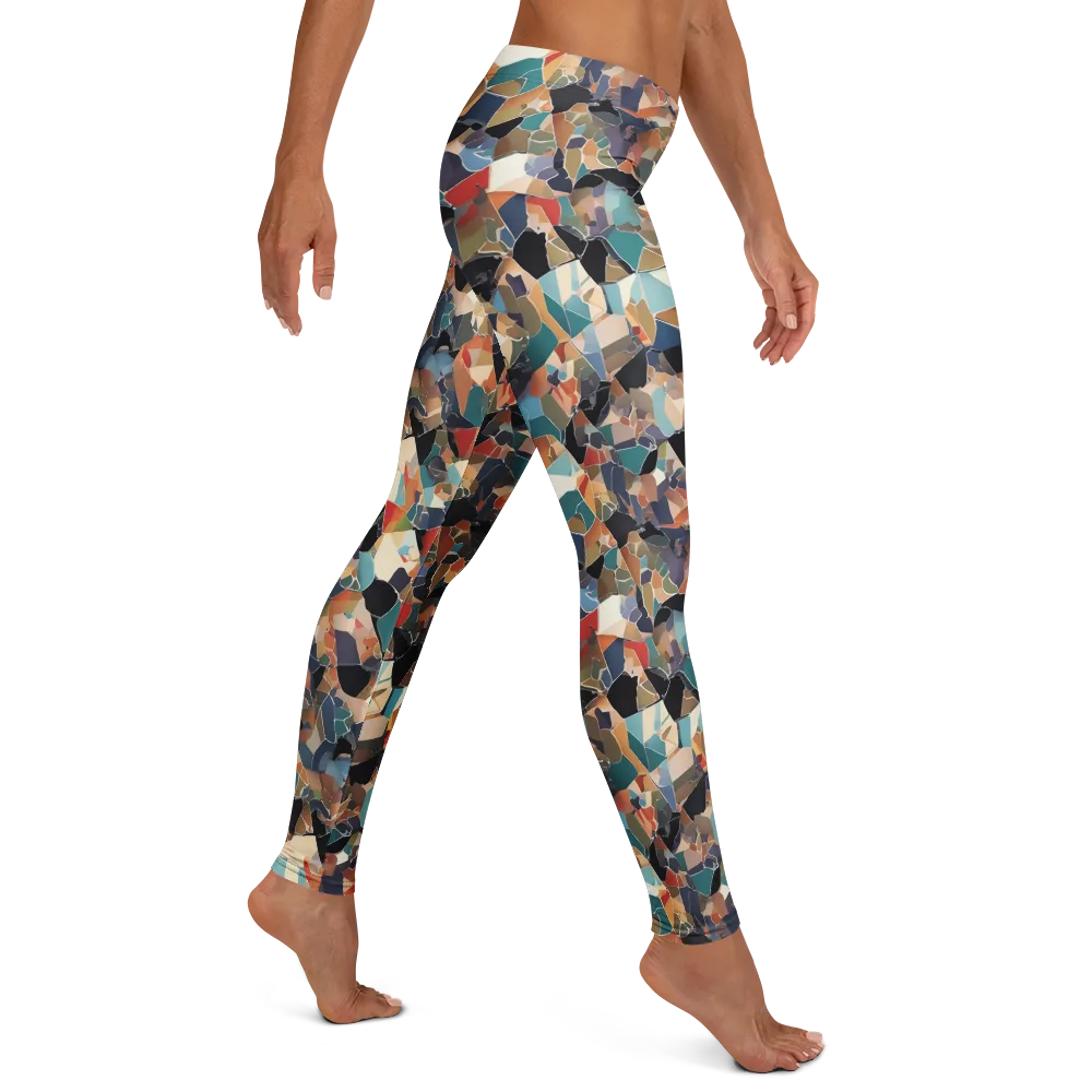 Shattered Riviera on Leggings — Right