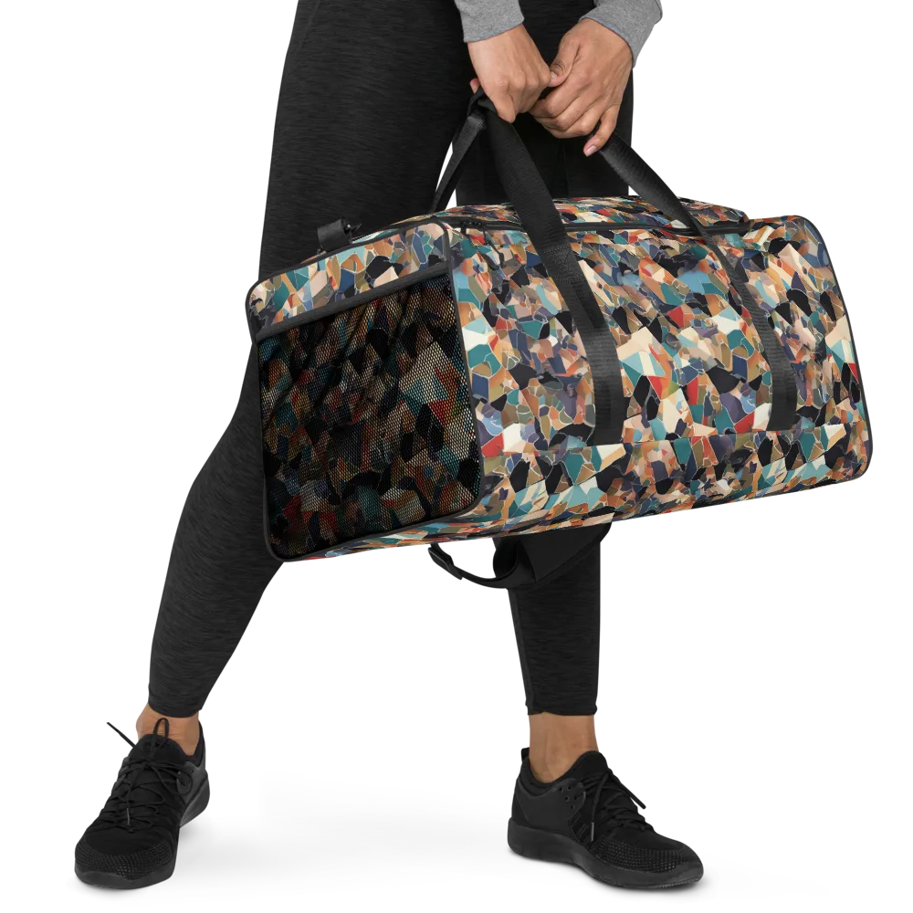 Shattered Riviera on Duffle Bag — Right Front
