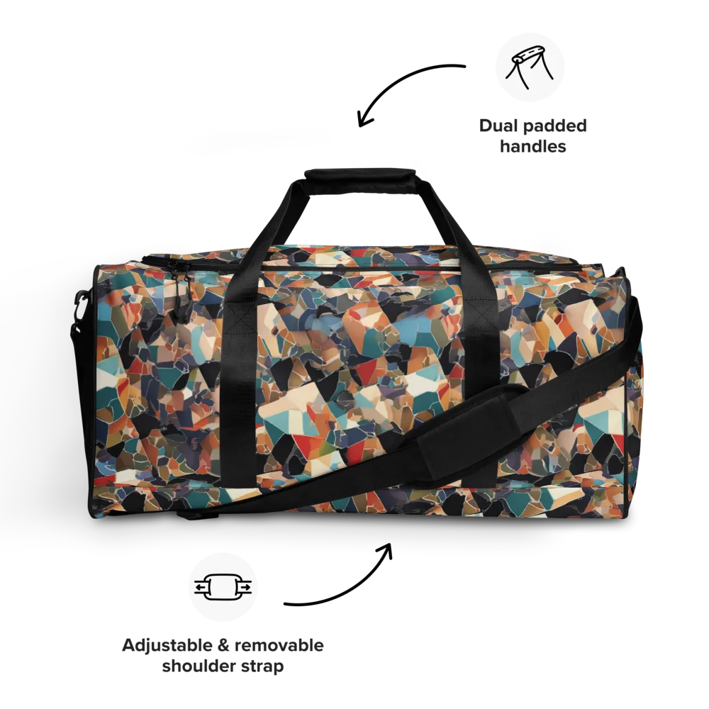 Shattered Riviera on Duffle Bag — Front
