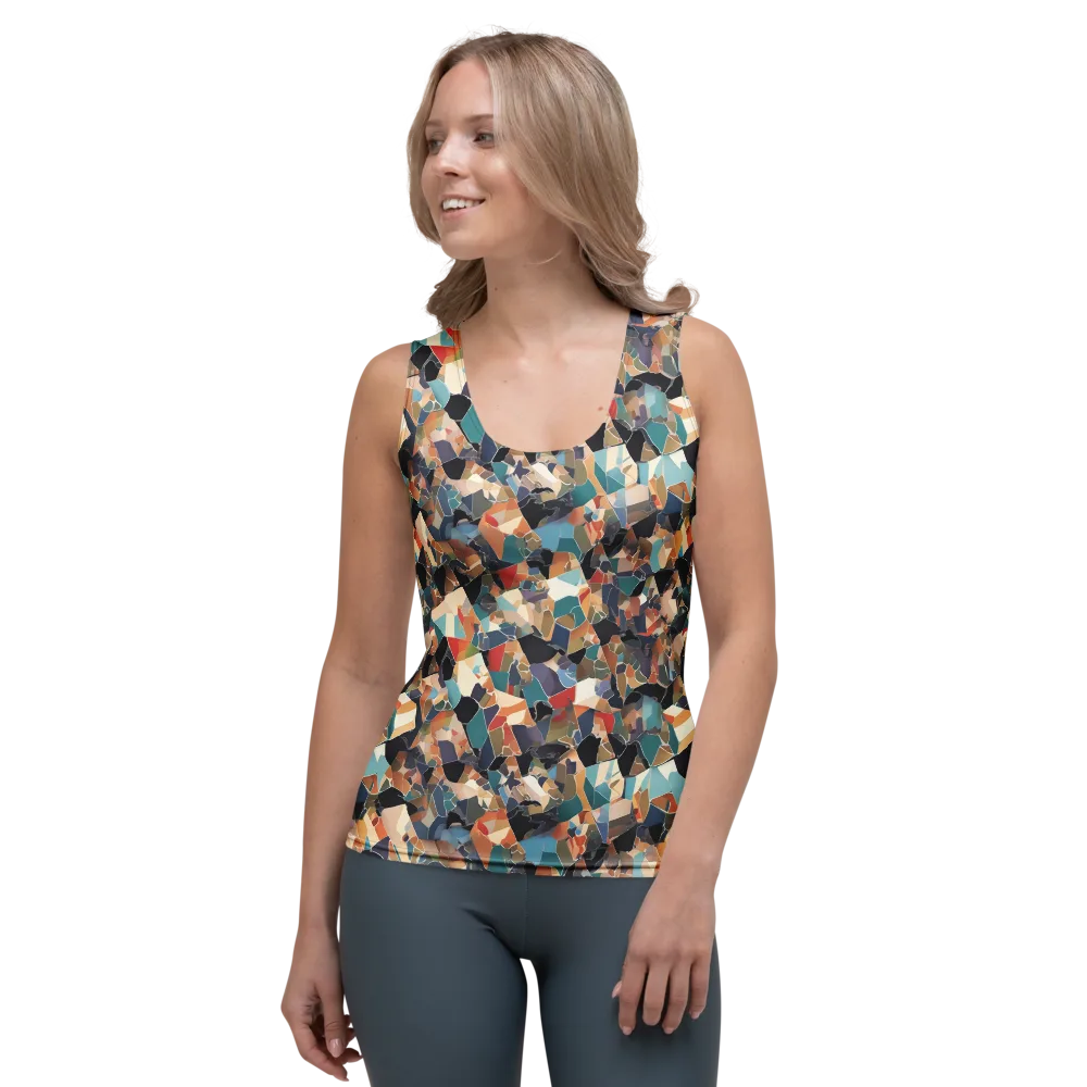 Shattered Riviera on Women's Tank Top — Front