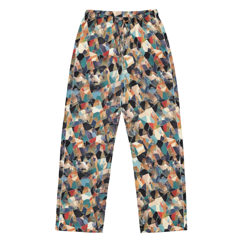 Shattered Riviera on Women's Pajama Pants — Front