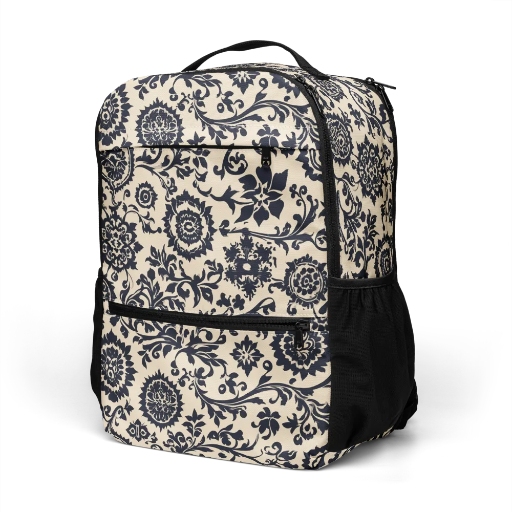 Nocturne Garland on Utility Backpack — Left Front