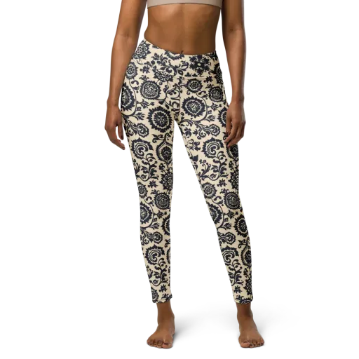 Nocturne Garland on a Yoga Leggings