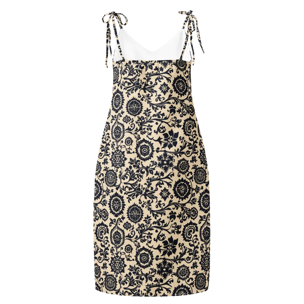 Nocturne Garland on Slip Dress — Back