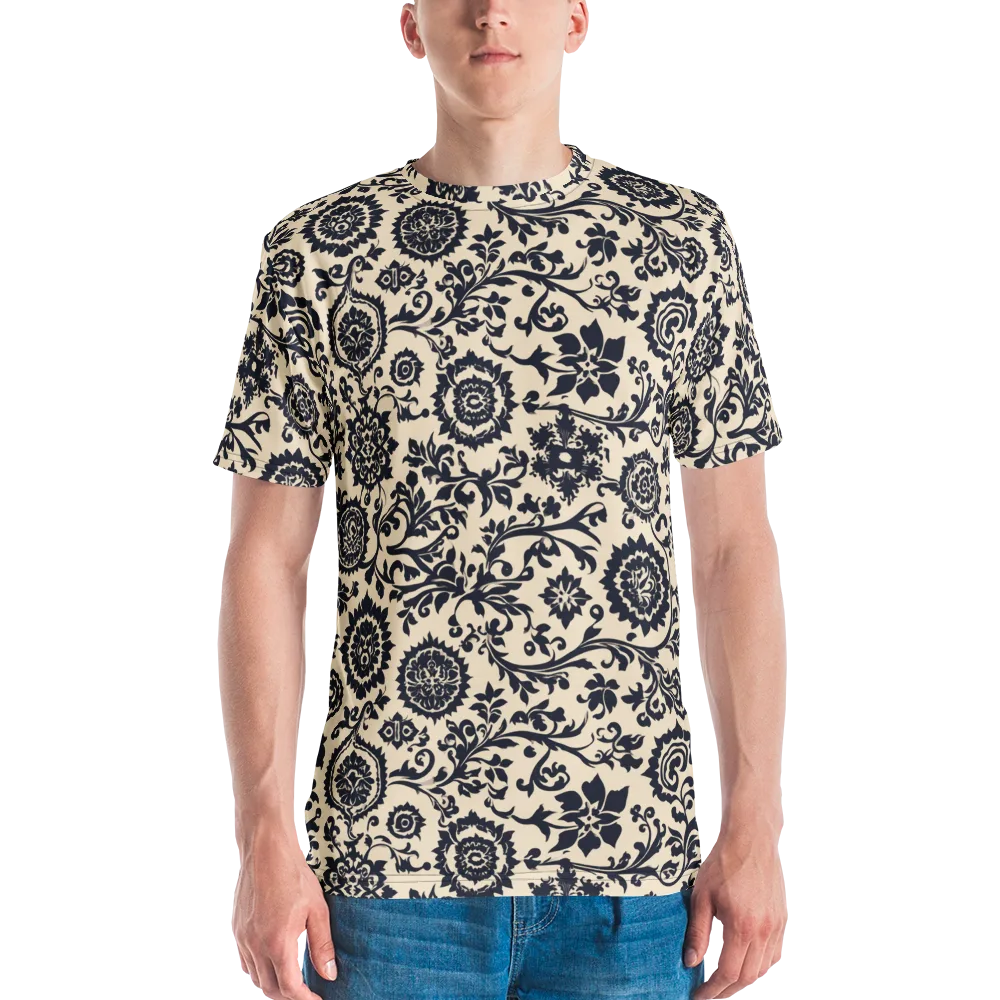 Nocturne Garland on Men's Crew Neck T-Shirt — Front