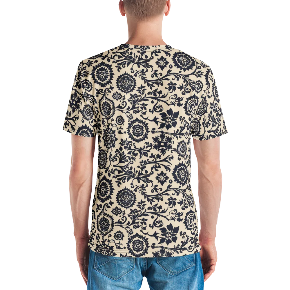 Nocturne Garland on Men's Crew Neck T-Shirt — Back