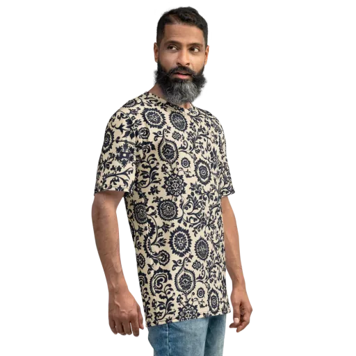 Nocturne Garland on a Men's Crew Neck T-Shirt