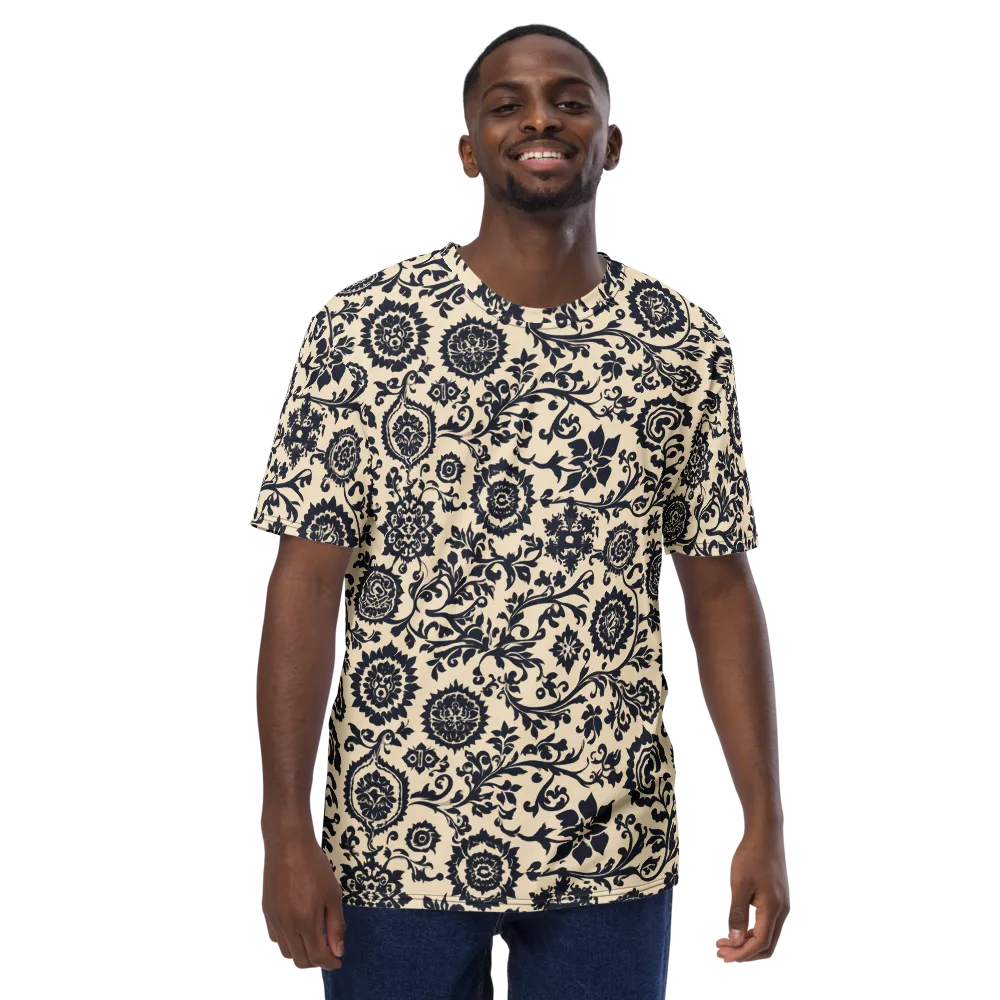 Nocturne Garland on Men's Crew Neck T-Shirt — Front