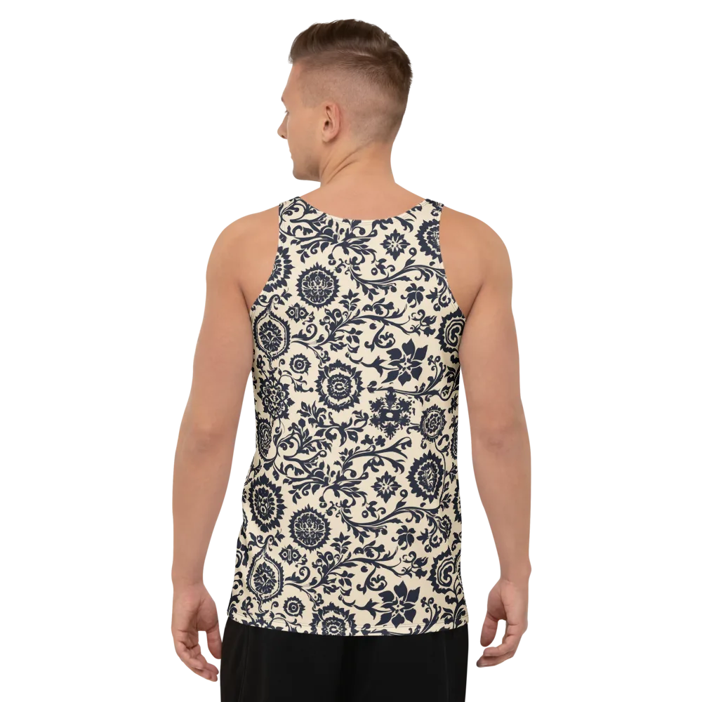 Nocturne Garland on Men's Tank Top — Back