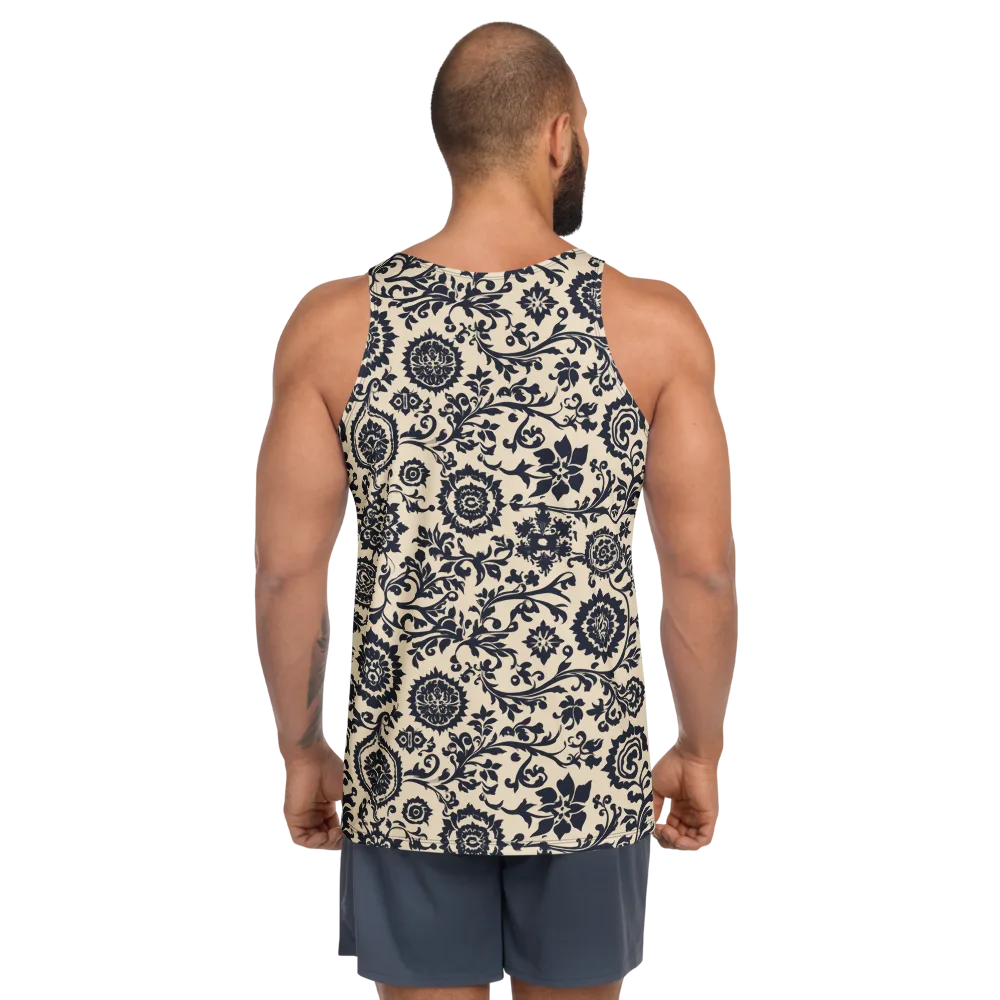 Nocturne Garland on Men's Tank Top — Back