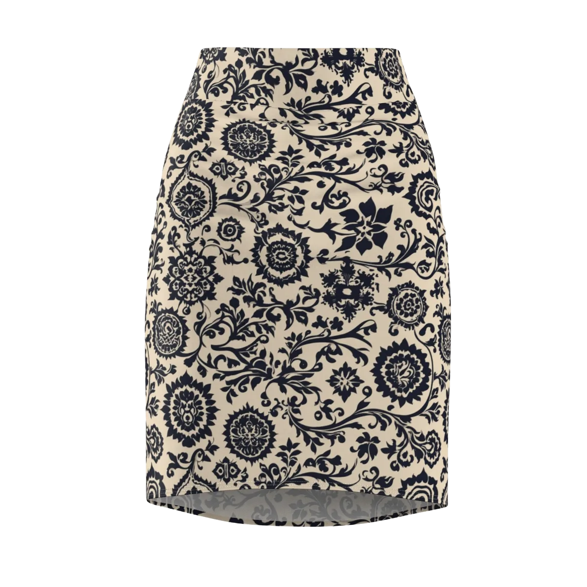 Nocturne Garland on Pencil Skirt — Front