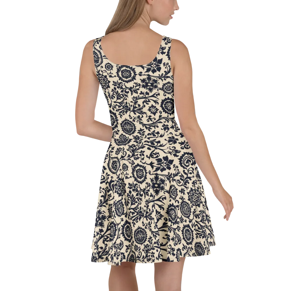 Nocturne Garland on Skater Dress — Back
