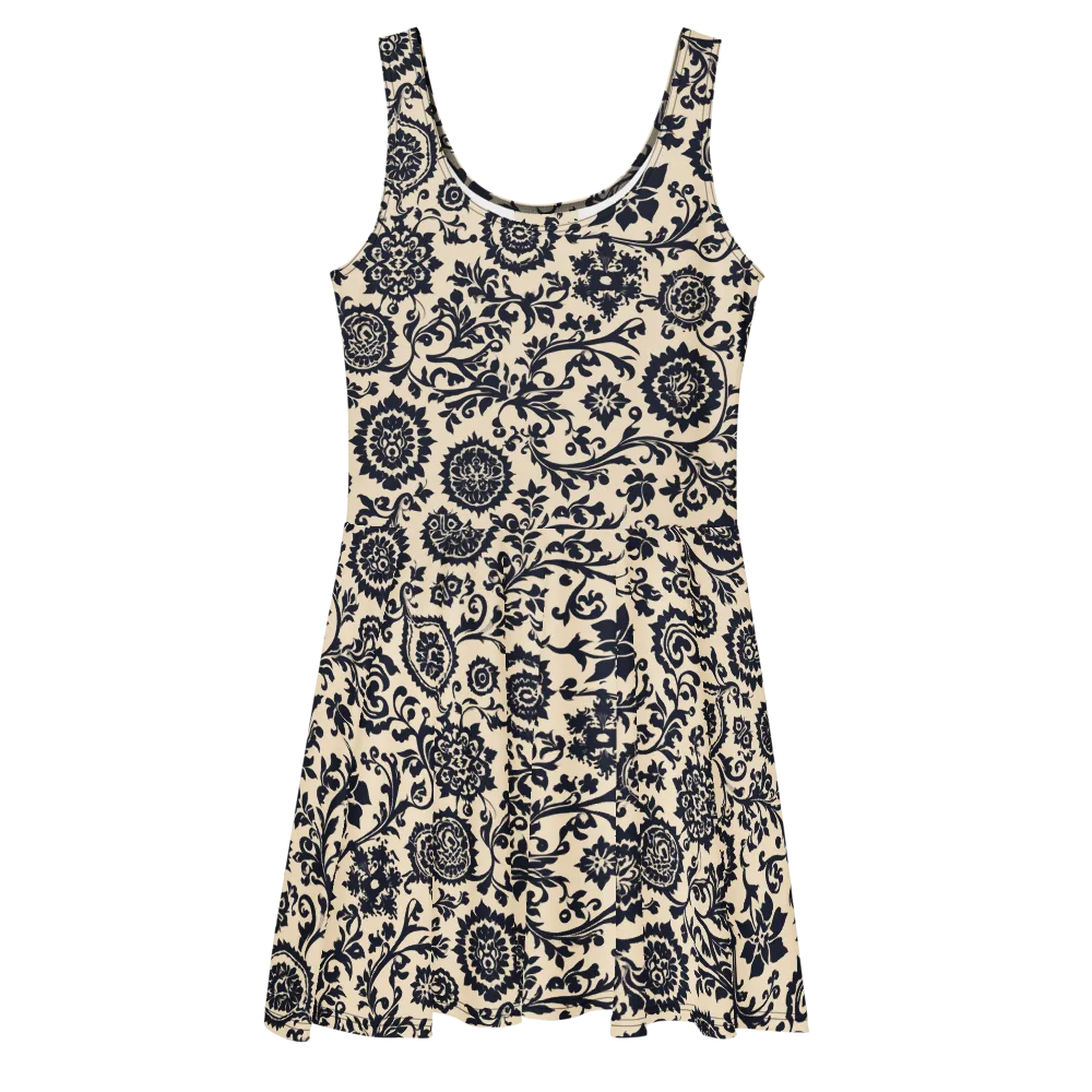 Nocturne Garland on Skater Dress — Front