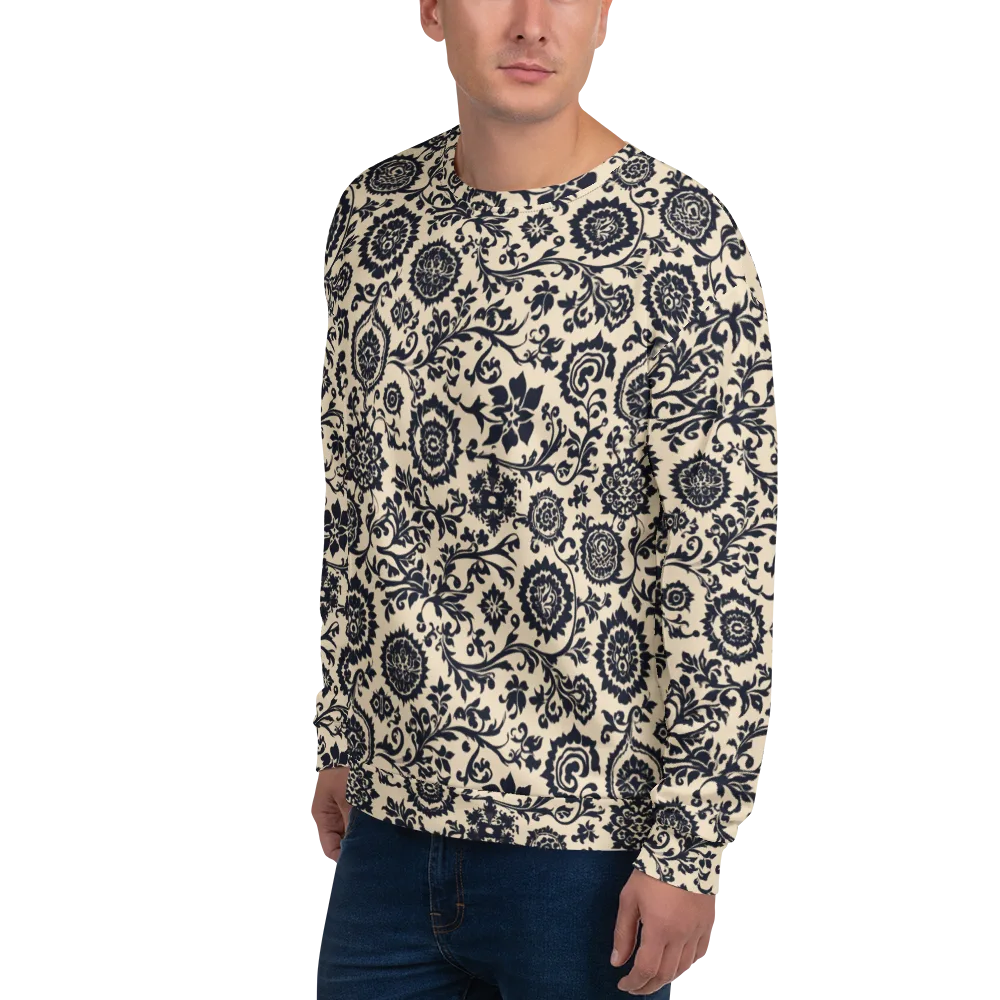 Nocturne Garland on Sweatshirt — Left Front