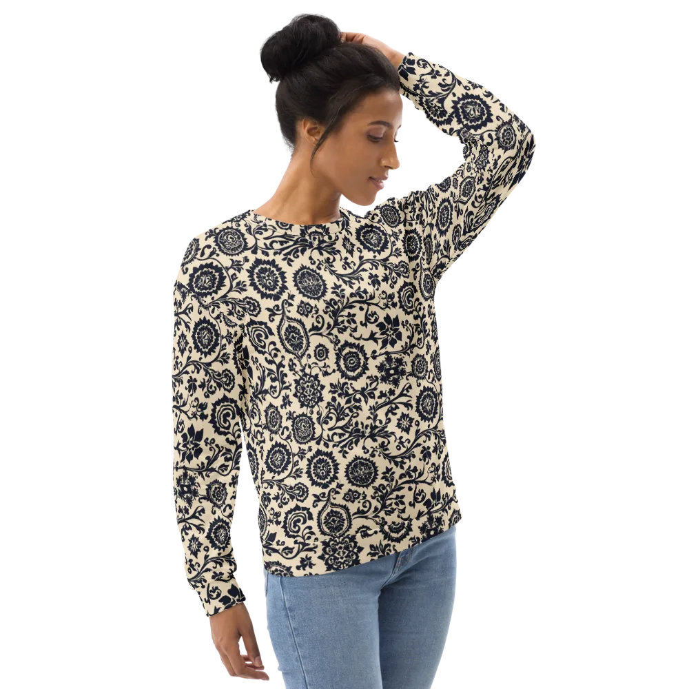 Nocturne Garland on Sweatshirt — Right Front