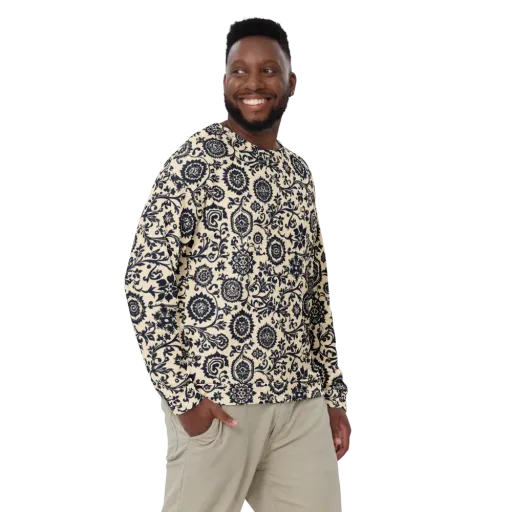 Nocturne Garland on a Sweatshirt