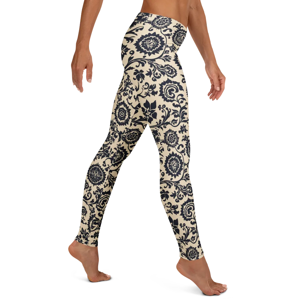 Nocturne Garland on Leggings — Right