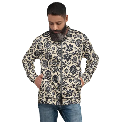 Nocturne Garland on a Bomber Jacket