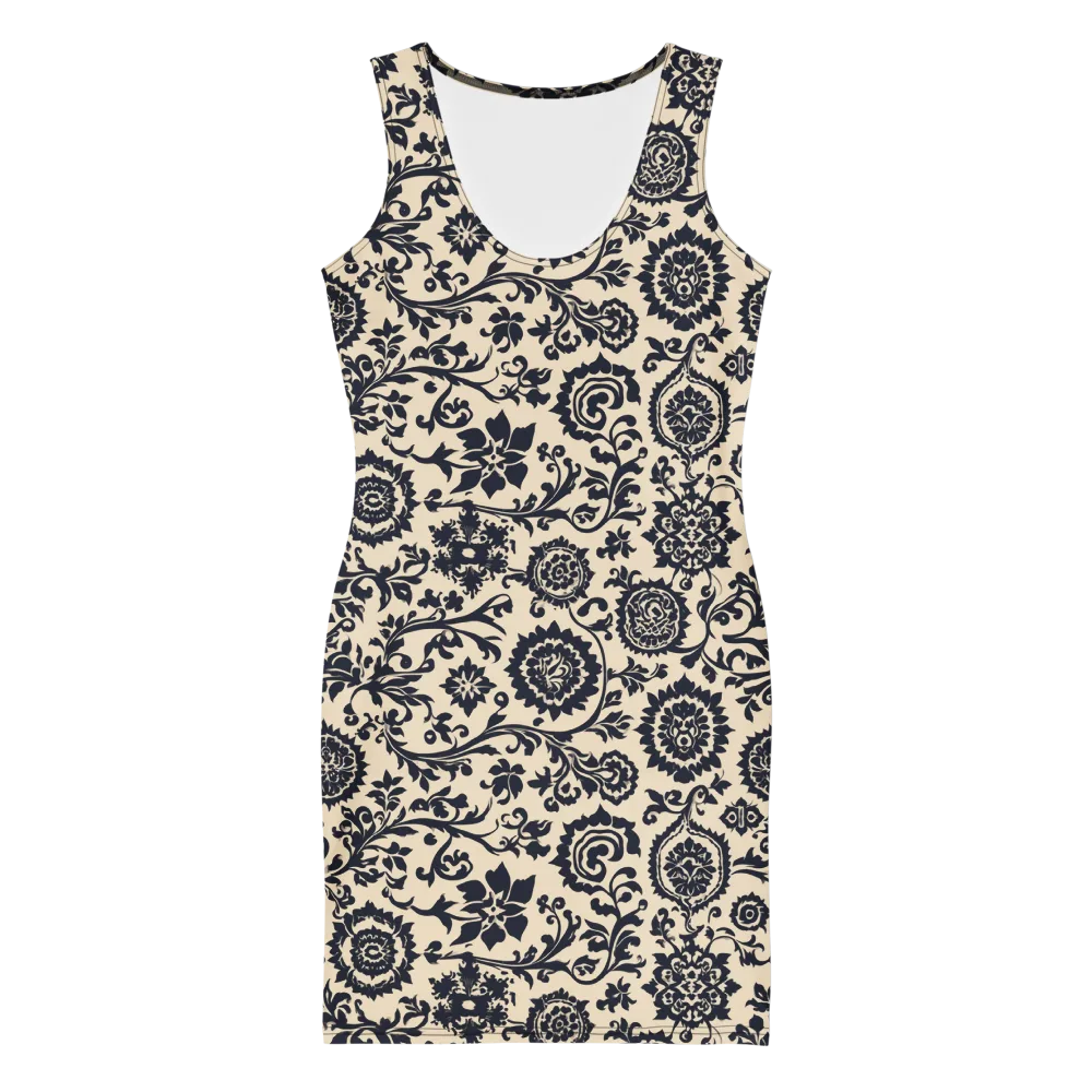 Nocturne Garland on Bodycon Dress — Front