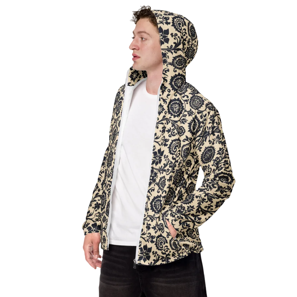 Nocturne Garland on Men's Windbreaker — Left Front
